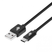 TB TB USB-A apa - USB-C apa 2.0 Adat és töltő kábel - Fekete (1,5m) (AKTBXKUCSBA150B)