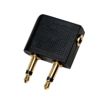 LogiLink LogiLink 2x 3.5 mm 2-Pin apa - 3.5 mm 3-Pin anya audio adapter fekete (CA1089) (CA1089)