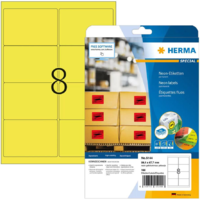 HERMA HERMA Etiketten A4 neon-gelb 99,1x67,7 mm Papier 160 St. (5144)