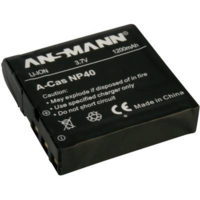Ansmann NP-40 Casio kamera akku 3,7V 1200 mAh, Ansmann (5022303/05)