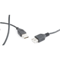Gembird Gembird Cablexpert USB 2.0 A-A hosszabbító kábel 75cm (CC-USB2-AMAF-75CM/300-BK) (CC-USB2-AMAF-75CM/300-BK)