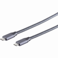 No-Name KAB USB-C (ST-ST) 3.2 Gen.2 2m Grey (13-47030)