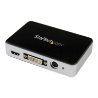 StarTech StarTech.com HDMI Video Capture Device - 1080p - 60fps Game Capture Card - USB Video Recorder - with HDMI DVI VGA (USB3HDCAP) - video capture adapter - USB 3.0 (USB3HDCAP)