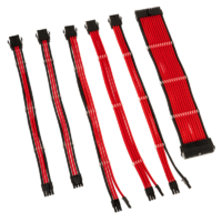 Kolink Kolink Core Adept tápkábel hosszabbító szett - Piros (COREADEPT-EK-RED)