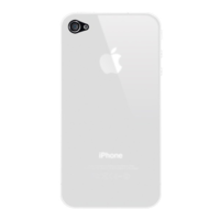 gigapack Szilikon telefonvédő FEHÉR [Apple iPhone 4] (5996457265176)