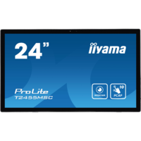 iiyama iiyama T2455MSC-B1 tartalomszolgáltató (signage) kijelző Laposképernyős digitális reklámtábla 61 cm (24") LED 400 cd/m² Full HD Fekete Érintőképernyő (T2455MSC-B1)
