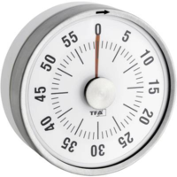 TFA Dostmann Mechanikus konyhai visszaszámláló óra, időzítő, O79x33 mm, fehér, TFA Puck 38-1028-02 (38-1028-02)
