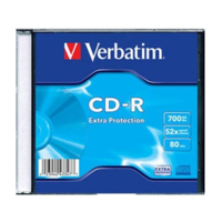 Verbatim Verbatim CD-R írható CD lemez 700MB vékony tok (43347/408A1)