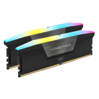 Corsair CORSAIR RAM Memory Kit VENGEANCE® RGB - 96 GB (2 x 48 GB Kit) - DDR5 5200 MHz C38 (CMH96GX5M2B5200C38)