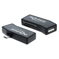 DeLock DeLock DL91730 kártyaolvasó Micro USB OTG + USB port (DL91730)