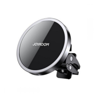 JOYROOM JOYROOM autós tartó (15W, szellőzőre, QI Wireless, vezeték nélküli töltés, 360°-ban forgatható, Magsafe rögzítés) FEKETE (JR-ZS240) (JR-ZS240)