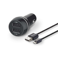 Philips Philips DLP2357U/10 autós USB töltő + micro USB kábel (DLP2357U/10)