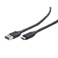 Gembird Gembird Cablexpert USB 3.0 AM --> Type-C (AM/CM) kábel 1.8m fekete (CCP-USB3-AMCM-6) (CCP-USB3-AMCM-6)