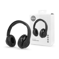 Setty Setty Wireless Bluetooth sztereó fejhallgató beépített mikrofonnal, FM-rádióval,microSD kártyaolvasóval - Setty Bluetooth Headphones - fekete (TF-0199)