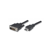 Techly Techly 3.0m HDMI - DVI-D M/M 3 M Fekete (ICOC-HDMI-D-030)