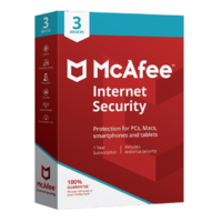 McAfee McAfee Internet Security - 3 eszköz / 1 év MIS00GEU3RAP elektronikus licenc