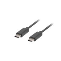 Lanberg Lanberg USB 2.0-C apa - USB 2.0-C apa Adatkábel 1m - Fekete (CA-CMCM-10CU-0010-BK)