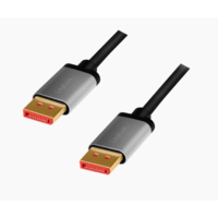 LogiLink Logilink DisplayPort kábel DP/M DP/M, 8K/60 Hz 3m alu (CDA0106) (CDA0106)