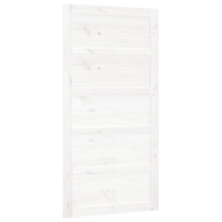 vidaXL fehér tömör fenyőfa istálló stílusú ajtó 100 x 1,8 x 204,5 cm (824624)