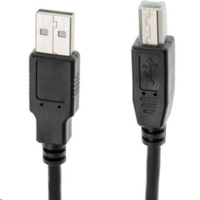 VCOM VCOM USB 2.0 nyomtató kábel, 1.8m, fekete (A/B) (CU-201-B-1.8) (CU-201-B-1.8)