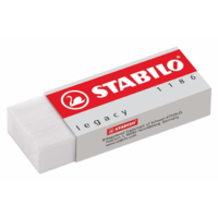 Stabilo STABILO Legacy radír és táblatörlő Polivinil-klorid (PVC) Fehér 20 db (1186/20)