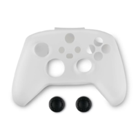 Spartan Gear Spartan Gear Xbox Series X/S kontroller szilikon borítás és analóg kupak fehér-fekete (072245) (spartangear072245)
