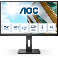 AOC AOC P2 24P2QM LED display 60,5 cm (23.8") 1920 x 1080 pixelek Full HD Fekete (24P2QM)