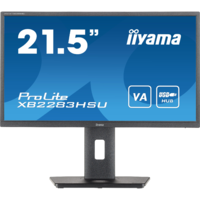iiyama iiyama ProLite XB2283HSU-B1 számítógép monitor 54,6 cm (21.5") 1920 x 1080 pixelek Full HD LED Fekete (XB2283HSU-B1)