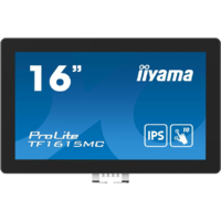 Iiyama iiyama ProLite TF1615MC-B1 számítógép monitor 39,6 cm (15.6") 1920 x 1080 pixelek Full HD Érintőképernyő Fekete (TF1615MC-B1)