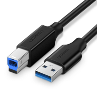 UGREEN UGREEN US210 USB 3.0 AB kábel nyomtatóhoz 1m fekete (30753) (UG30753)