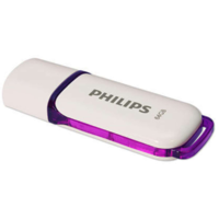 Philips Philips FM64FD70B USB flash meghajtó 64 GB USB A típus 2.0 Lila, Fehér (PH668015)