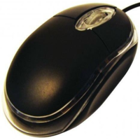 SilverLine SilverLine OM-290 USB egér fekete (OM-290BK-USB)