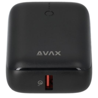 AVAX AVAX PB105B MINI PD/Type-C 20W gyorstöltő Powerbank 10.000mAh fekete (5999574480156) (5999574480156)