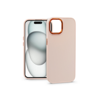 Haffner Apple iPhone 15 szilikon hátlap - Frame - pink (PT-6829)