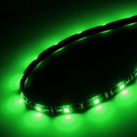 N/A LED Szalag Akasa Vegas M 50cm 15 LED Zöld Mágneses (CSGH-ACAK117)