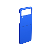 Cellect Cellect Samsung Z Flip 4 Gumírozott PC hátlap tok kék (CEL-RUB-ZFLIP4-BL) (CEL-RUB-ZFLIP4-BL)