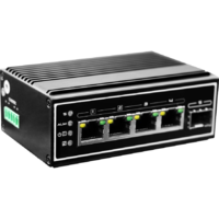Level One LevelOne IGP-0502 hálózati kapcsoló Beállítást nem igénylő (unmanaged) Gigabit Ethernet (10/100/1000) Ethernet-áramellátás (PoE) támogatása Fekete (IGP-0502)