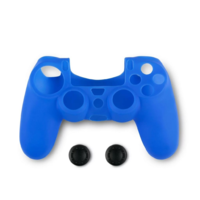 Spartan Gear Spartan Gear PS4 DualShock 4 kontroller szilikon borítás és analóg kupak kék-fekete (072237) (spartangear072237)