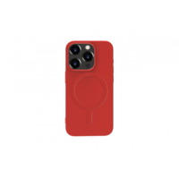 Cellect Cellect Apple iPhone 15 Pro Qi Szilikon Tok - Piros (5999112876618)