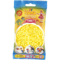 Hama Beads Hama: Pasztell sárga vasalható gyöngy 1000db-os Midi (207-43)