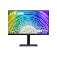 SMG MON Samsung S24A600UCU számítógép monitor 61 cm (24") 2560 x 1440 pixelek Wide Quad HD LCD Fekete (LS24A600UCUXEN)