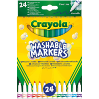 Crayola Crayola Washable Markers Filctoll készlet - Vegyes színek (24 db / csomag) (6571)