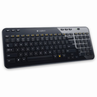 Logitech Logitech Wireless Keyboard K360 billentyűzet Vezeték nélküli RF QWERTZ Német Fekete (920-003056)