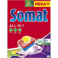 Somat Somat All in 1 Lemon & Lime mosogatógép tabletta 80db (9000101347937) (9000101347937)