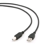 Gembird Gembird Cablexpert USB A-B printer kábel 1.8m fekete (CCP-USB2-AMBM-6) (CCP-USB2-AMBM-6)