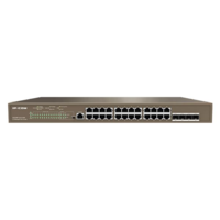 IP-COM IP-COM 24x 10/100/1000 + 4x SFP vezérelhető PoE switch (G5328P-24-410W) (G5328P-24-410W)