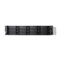 Qnap QNAP TS-1283XU-RP NAS Rack (2U) Ethernet/LAN csatlakozás Fekete E-2124 (TS-1283XU-RP-E2124-8G)