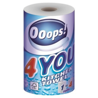 Ooops! Ooops! 4You háztartási papírtörlő 2 rétegű (KKC2001901) (KKC2001901)