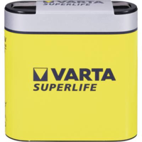 Varta 4,5V-os laposelem, cink-szén, 2700 mAh, Varta Superlife 3R12, 3LR12, 1203, V4912, MN1203, 312G, LR12, 4,5 V Block (2012101411)