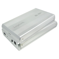 LogiLink LogiLink UA0107A 3.5" külső mobil rack USB 3.0 SATA ezüst (UA0107A)
